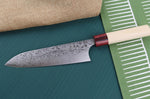 Couteau de chef japonais artisanal Masakage Kiri 18cm damas 49 couches