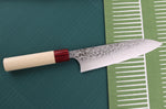 Couteau de chef japonais artisanal Masakage Kiri 18cm damas 49 couches