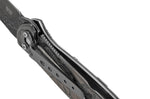 Couteau pliant Herbertz n°564612 tout inox têtes de mort relief 11.5cm