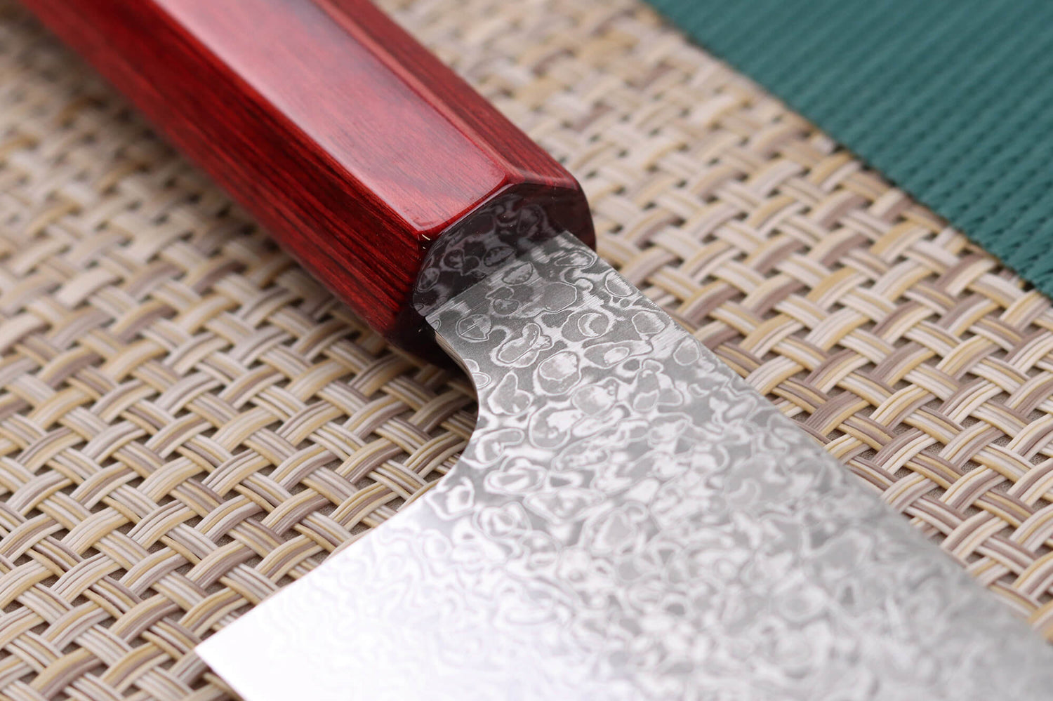 Couteau de chef japonais artisanal Kei Kobayashi SG2 damas 24cm