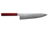 Couteau de chef japonais artisanal Kei Kobayashi SG2 damas 24cm
