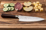 Couteau de chef 20cm Fukito Ébène Damas martelé
