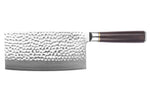 Couteau de chef chinois 17cm Fukito Ébène Damas martelé
