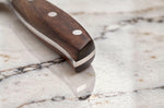 Couteau de chef chinois 17cm Guillaume Leonard Cuistot en acier inoxydable et bois de santal rouge