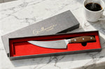 Couteau à désosser 16cm Guillaume Leonard Cuistot en acier inoxydable et bois de santal rouge