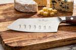 Couteau à fromage 12cm Guillaume Leonard Cuistot en acier inoxydable et bois de santal rouge