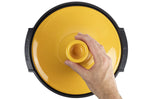 Plat à tajine Peugeot Atlas en céramique jaune safran diamètre 30cm