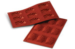 Moule en silicone professionnel Silikomart Silicon Flex 300x175mm 9 madeleines