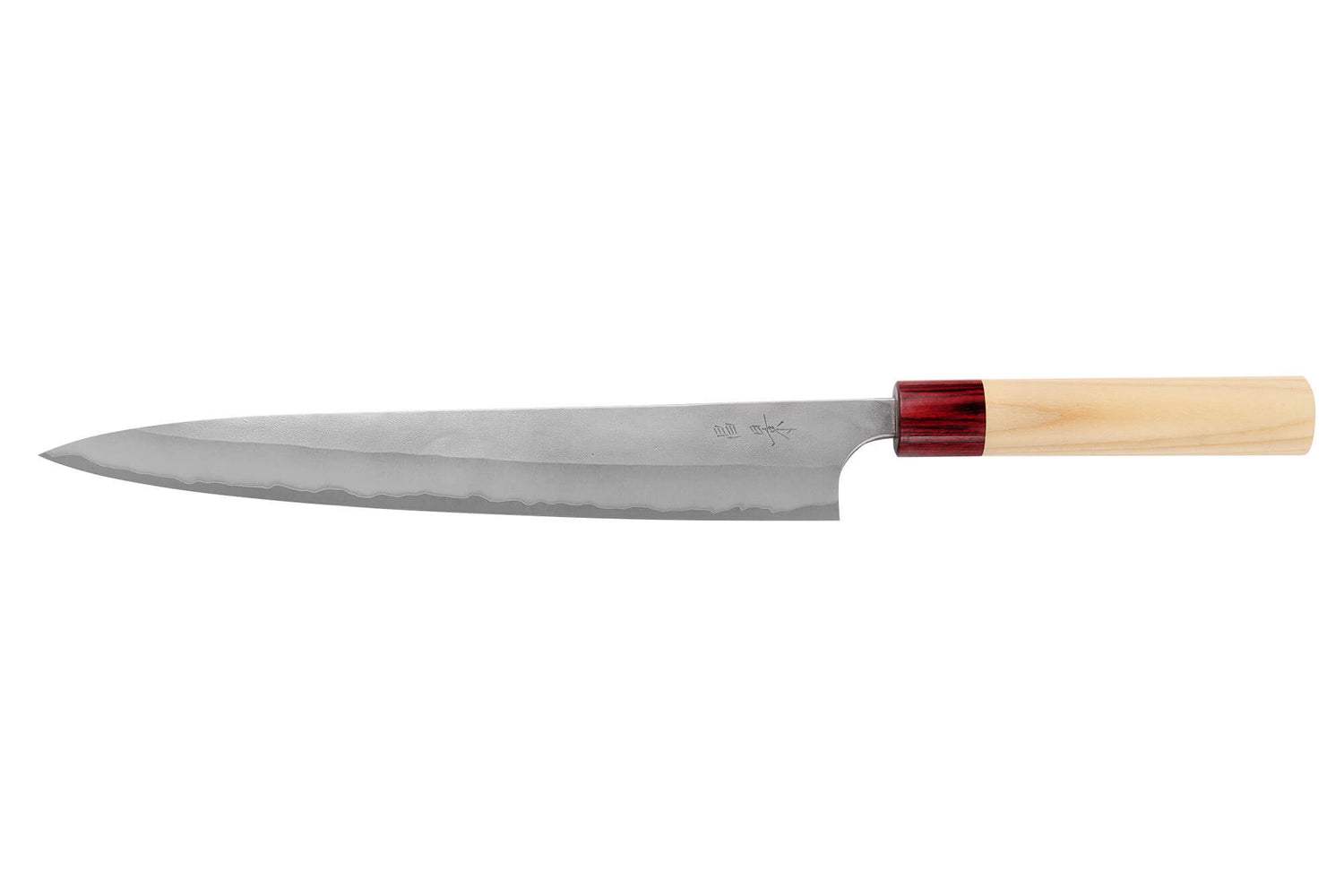 Couteau sujihiki 27cm japonais artisanal Masakage Yuki Shirogami 2