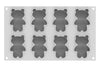 Moule en silicone professionnel Silikomart 300x175mm 8 oursons