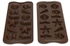 Moule en silicone professionnel Silikomart Easy Choc fritures en chocolat 44x38mm