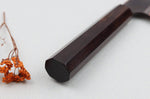 Couteau de chef 23cm japonais artisanal Hatsukokoro Yorokobi Kurouchi Damas