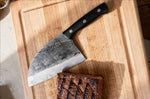 Couteau serbe Samura Mad Bull 18cm manche en G10 et carbone noir
