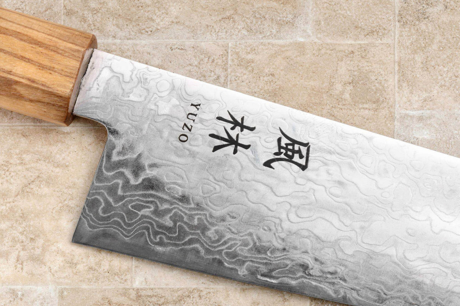 Couteau kiritsuke gyuto 24cm japonais Yuzo Ryuho Damas SG2