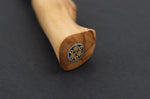 Couteau universel 13,5cm Ryda Knives ST650 Damas et manche en olivier