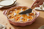 Plat à tarte Cookut Le Formidable avec coupe-tarte guimauve
