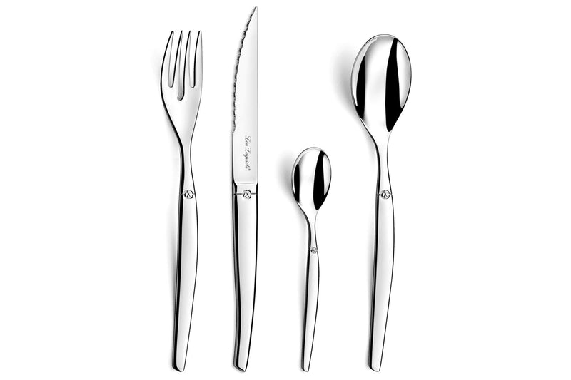 Ménagère 24 couverts de table Lou Laguiole Jet inox 18/0