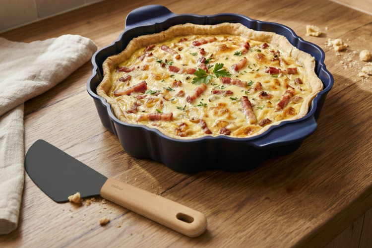 Coupe-tarte anti-rayure Cookut pour plat à tarte Le Formidable