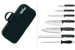 Mallette 6 couteaux + 1 fusil Diamant Bargoin Creative Chef