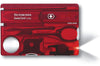 Carte SwissCard lite Victorinox 8 pièces rouge