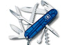 Couteau suisse Victorinox Swisschamp bleu translucide 91mm 33 fonctions