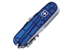 Couteau suisse Victorinox Swisschamp bleu translucide 91mm 33 fonctions