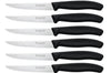 Set de 6 Couteaux steak lame 11cm Victorinox manche noir