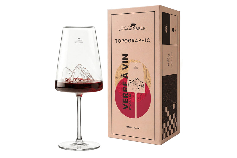 Coffret verre à vin Alaskan Maker Topographic Tofane