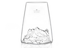 Verre à spiritueux long Alaskan Maker Topographic Dachstein en verre cristallin