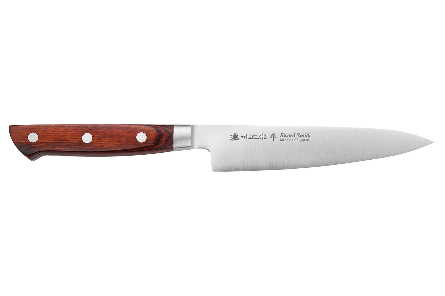 Coffret 2 couteaux japonais Satake Cutlery Brown Pakkawood chef + office