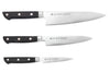 Coffret 3 couteaux japonais Satake Cutlery ABS chef + universel + office