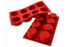 Moule en silicone professionnel Silikomart Silicon Flex 300x175mm 8 cylindres 90ml