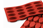 Moule en silicone professionnel Silikomart Silicon Flex 300x175mm 16 petits fours ovales