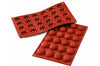 Moule en silicone professionnel Silikomart Silicon Flex 300x175mm 24 pomponnettes 3.4cm