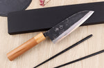 Couteau santoku 16,5cm japonais artisanal Kouki Hashimoto BS2