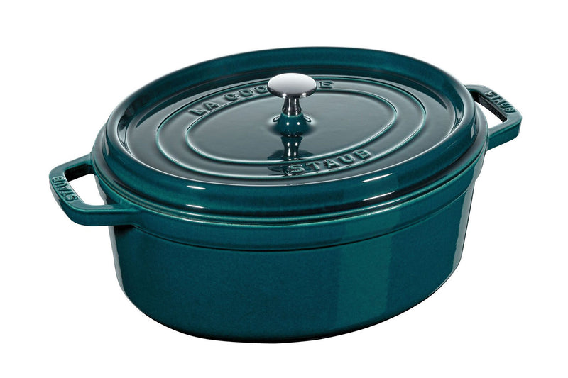 Cocotte ovale Staub en fonte émaillée La Mer - 31 cm