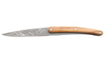 Set de 2 couteaux d'office Deejo Office Japonais manche en bois d'olivier et bois corail 9cm
