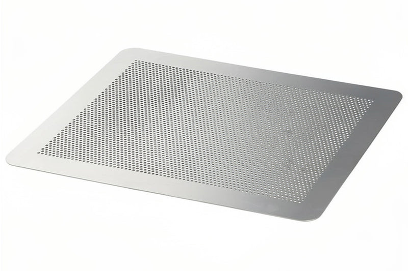Plaque pâtissière perforée en aluminium Patisdécor sans rebords 40x30cm