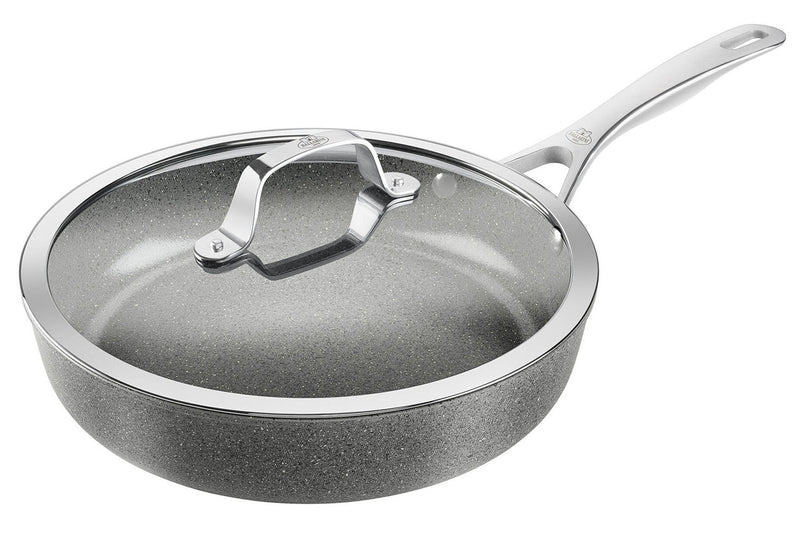 Sauteuse antiadhésive Ballarini Salina 28cm et couvercle en verre