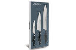 Coffret 3 couteaux forgés Arcos Manhattan tranchant extrême