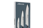 Coffret 3 couteaux forgés Arcos Manhattan tranchant extrême