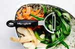 Éplucheur Microplane lame droite en acier inoxydable