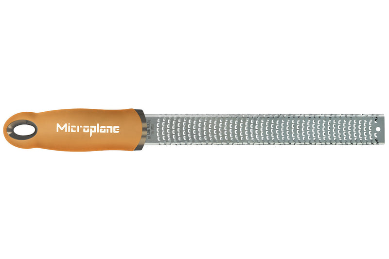 Râpe-zesteur Microplane Premium Classic Jaune Moutarde - 20,3cm
