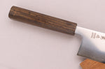 Couteau nakiri 16cm japonais artisnal Wusaki Hikari SLD manche bubinga