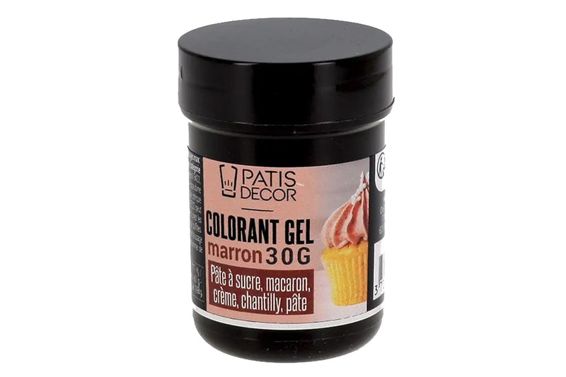 Colorant gel Patisdécor 30g - Marron
