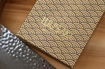 Couteau bunka 15cm japonais artisanal Wusaki Yaketa VG10 damas chêne brûlé