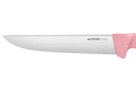 Couteau de boucher Fischer Creative Chef 23cm manche surmoulé rose