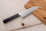 Couteau bunka 17cm japonais artisanal Hatsukokoro Kaijin BS2 ébène