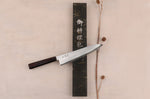 Couteau de chef gyuto 21cm japonais artisanal Hatsukokoro Kaijin BS2 ébène