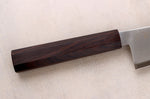 Couteau de chef gyuto 24cm japonais artisanal Hatsukokoro Kaijin BS2 ébène